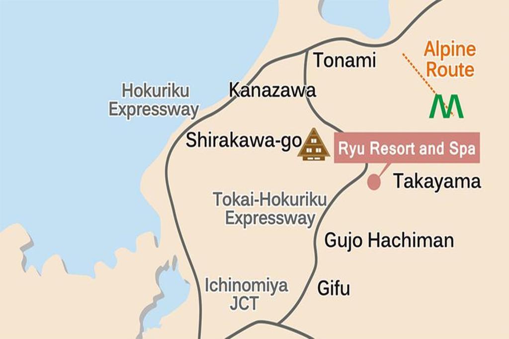 Hotel Ryu Resort And Spa Takayama  Exterior photo